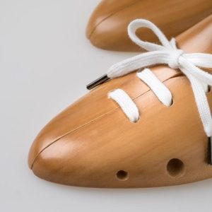 Lacci Piatti in Cotone Bianco