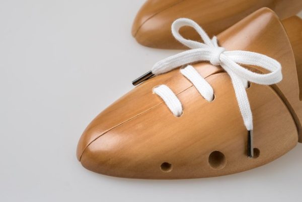 Lacci Piatti in Cotone Bianco